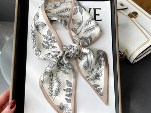 Mode Druck Haar Band Schal vielseitig