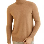 Strickpullover für Männer, Rollkragenpullover aus 100 % Merinowolle, 2023, Herbst und Winter, warm, langärmelig, Pullover für männliche koreanische Luxuskleidung
