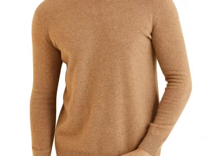 Strickpullover für Männer, Rollkragenpullover aus 100 % Merinowolle, 2023, Herbst und Winter, warm, langärmelig, Pullover für männliche koreanische Luxuskleidung