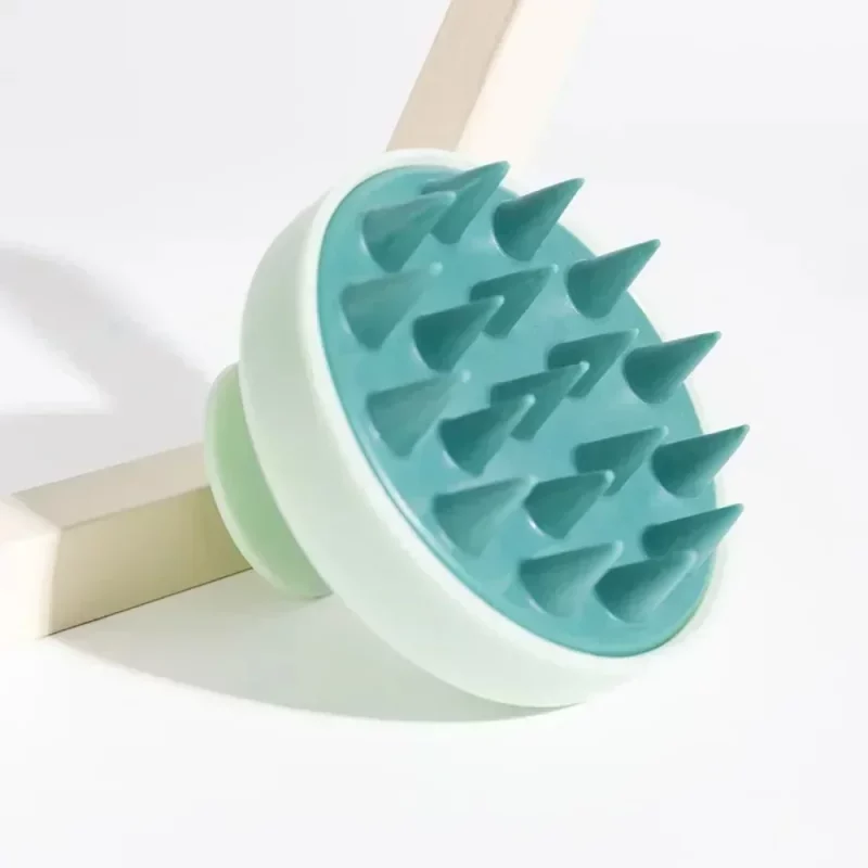 1pc Silikon Shampoo Pinsel Kopf Kopfhaut Massage Kamm Haar Waschen Kämme Bad Dusche Körper Massage Pinsel Salon Friseur Werkzeuge – Bild 5