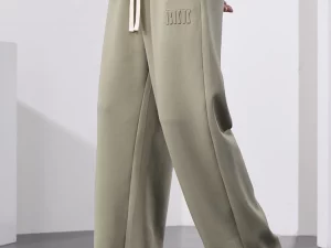 Gerade Jogginghose für Herren, weites Bein, Baumwolle, Trainingshose, Kordelzug, Buchstabe, Sport, Baggy-Hose, lässige lange Hose, große Größe 8XL