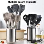 1-Set aus Silikon-Kochutensilien, hitzebeständige Silikonutensilien zum Kochen, Silikon-Küchenutensilien-Set
