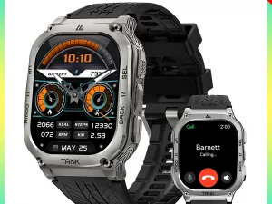 2024 Original KOSPET TANK M3 Smart Uhr Männer Smartwatch Für Frauen 480 mAh Digital Fitness AMOLED AOD Bluetooth Wasserdichte Uhren