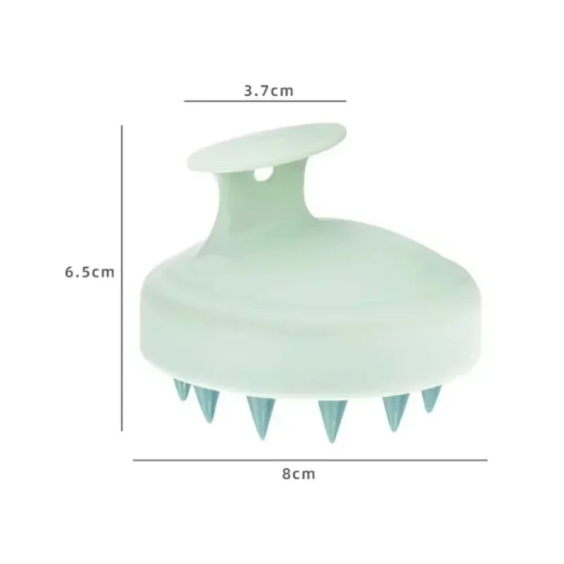 1pc Silikon Shampoo Pinsel Kopf Kopfhaut Massage Kamm Haar Waschen Kämme Bad Dusche Körper Massage Pinsel Salon Friseur Werkzeuge – Bild 6