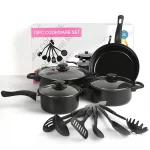 13-teiliges Set mit antihaftbeschichteten Töpfen und Pfannen, Küchenutensilien-Set, Milchtopf, Bratpfanne, Küchenkochgeschirr, Geschenke für Freunde und Familie