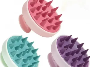 1pc Silikon Shampoo Pinsel Kopf Kopfhaut Massage Kamm Haar Waschen Kämme Bad Dusche Körper Massage Pinsel Salon Friseur Werkzeuge
